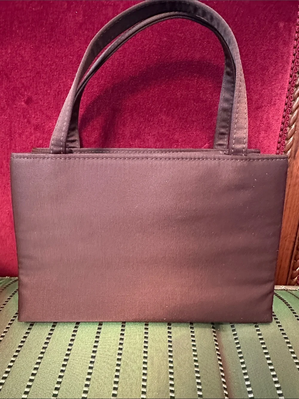 kate spade Brown Satin Mini Tote